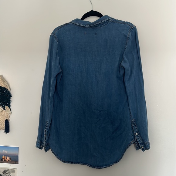 Pull & Bear oversized jean shirt! - Picture 4 of 5